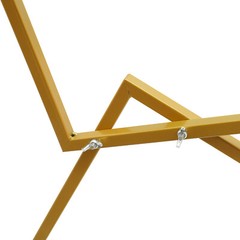 Wedding Square Backdrop Stand, Detachable 4 Tier Gold Metal Flower Square Frame