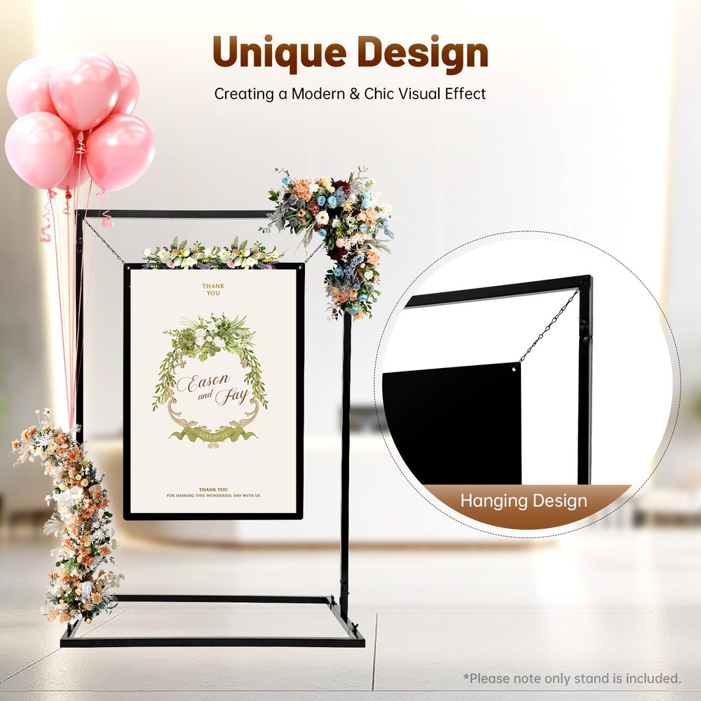 Easel Stand for Wedding Sign Poster, Instant Display Easel, Metal Art EaselUS