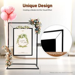 Easel Stand for Wedding Sign Poster, Instant Display Easel, Metal Art EaselUS
