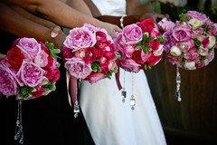 100 CLEAR CRYSTAL RHINESTONE WEDDING BOUQUET CAKE PINS JEWELS PICKS GEMS BLING