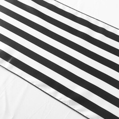 Pack of 10 Satin 1 Inch Striped Table Runners For Wedding/Special events