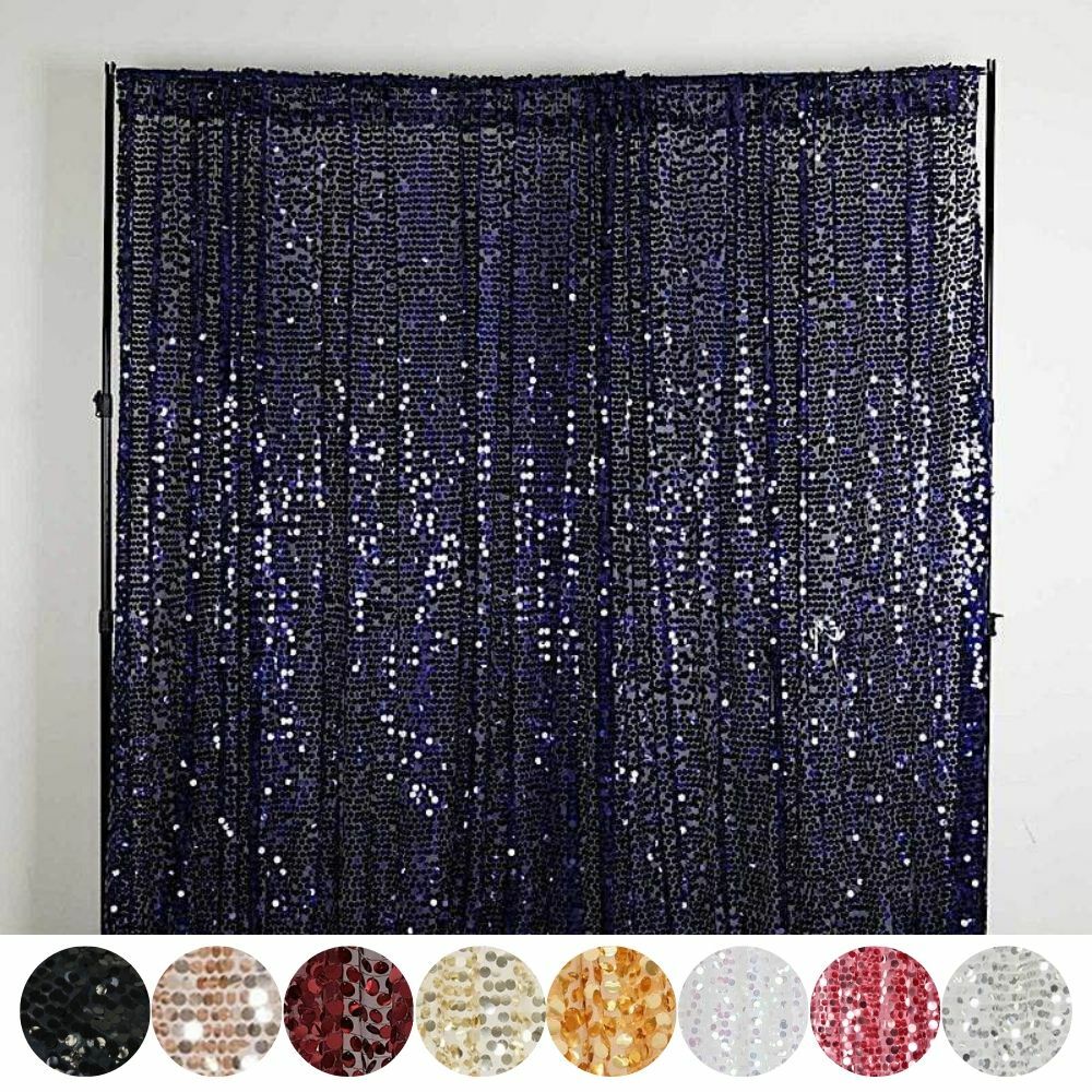 20ft x 10ft Big Payette Sequined BACKDROP Curtain Photobooth Wedding Party SALE