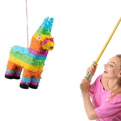 16″ x 22″ Assorted Colorful Paper Donkey Pinatas for Fiesta Party Decorations