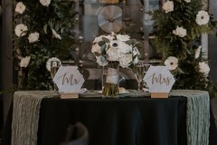 Mr & Mrs Wedding Signage Bride Groom Acrylic Sign Wedding Table Decor