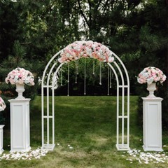Wedding Party Arch Outdoor Garden Backdrop Stand Arbor Bridal Festival Decor USA