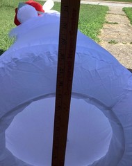 10FT “Bride To Be” LED Inflatable Wedding Backdrop Pillar, White