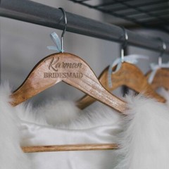 Personalised Wedding Bridal Party Hangers