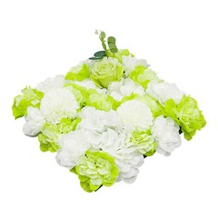 Artificial Flower Wall Panels – 12-Piece Silk Floral Decor 15×15 in