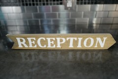 Rustic Ceremony Reception Wooden 18” Arrow Signs w/ 23” Stakes Wedding Decor