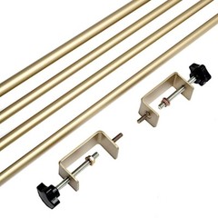 GOLD 42″ tall Adjustable OVER THE TABLE ROD STAND Metal Arch Wedding Decorations
