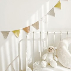 3.93 Feet Triangle Flag Banner Bunting Pennant for Kids Teepee Tent,Party and…