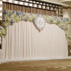 3ft/6ft/10ft Wedding Canopy Chuppah Drape Stand Heavy Duty Square Pipe Frame Kit