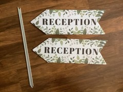 Wedding Reception Signs Set Of 2
