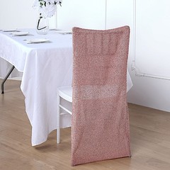 50 pcs Spandex CHAIR COVERS Metallic Slipcovers Wedding Party Decorations SALE