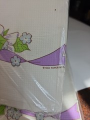 2 Vintage Party Table Covers Wedding Bells Chapel Retro 80s Bridal Paper Art