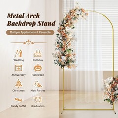7.2Ft Stable Arch Wedding Frame for Birthday Wedding Party Background Decoration