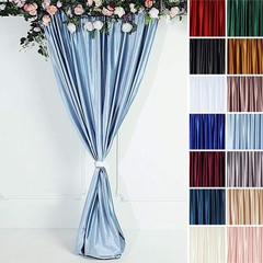 8 feet x 8 feet Velvet Backdrop Curtain Photo Booth Background Party Decorations