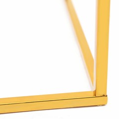11*11*31in Modern Gold Rectangular Iron Flower Display Rack With Acrylic Plate