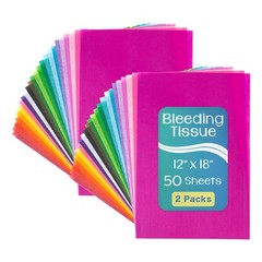 Hygloss Bleeding Tissue Assortment, 12 x 18-Inch, 12×18-Inch, Assorted Colors