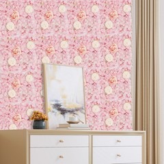 Artificial Flower Wall Panels, Artificial Flower Wall Backdrop, 16PCS Panels