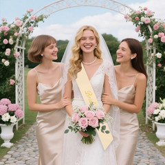 Champagne Sash 2Pcs Champagne Blank Sash for Diy Prom Decorations Bride Sashes D