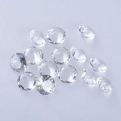 50pcs 18mm Clear Crystal Diamond Confetti Ornament Wedding Venue Decorations DIY
