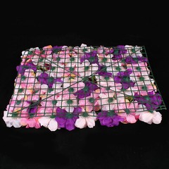 6*Artificial Flower Wall Panel Indoor Outdoor Flower Wall Panel For WeddingDecor