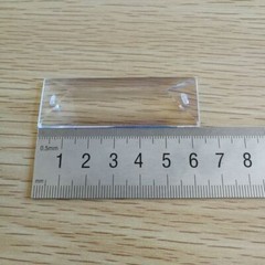 10pc K9 Glass Long Strip Rectangle Crystal Chandelier Prism Pendant Hanging Part