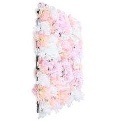 12* Artificial Flower Wall Panel Hydrangea Rose Photo Wall Wedding Home Decor