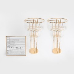 3-Tier Flower Stand for Wedding, Crystal Flower Stand, Weddings Decoration Stand