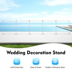 10’x50′ Backdrop Stand Pipe Kit,Background Support System Curtain Frame HOT NEW