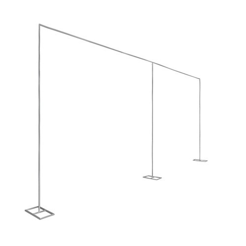 10x20ft Backdrop Stand, Wedding Party Backdrop Stand Pipe Kit Curtain Frame