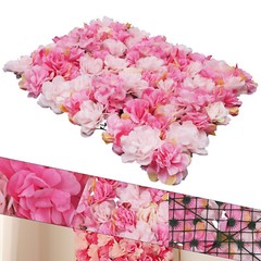 Floral Backdrop Wedding Party Decor 6pcs Artificial Flower Wall Panels 60*40cm