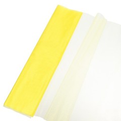 19″ by 10.9 Yard Tulle Fabric Backdrop Curtains for Decor Wedding, Goose Yellow