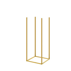 10pc 23.6” Tall Gold Metal Flower Stand For Wedding Table Centerpieces Decor