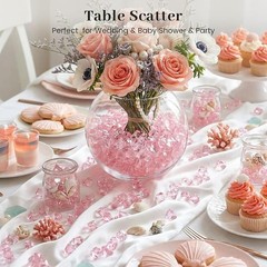 150PCS Premium Acrylic Fake Ice Rocks Vase Stabilizer Table Decor Crafts New