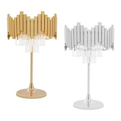 Gold/Silver Flower Stand for Wedding Birthday Party Events,38*68cm Flower Stand