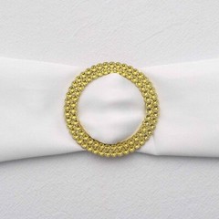 GOLD 20 Round 2″ Acrylic Rhinestones Chair Sash BUCKLES Party Event Decoration