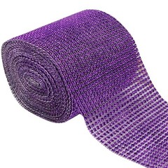 Multicolor Crystal Rhinestone Ribbon Tape Diamond Mesh Gift Decorations