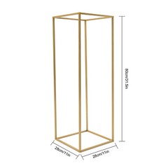 5PC 31.5in Tall Gold Metal Flower Stand for Wedding Table Centerpieces Decor