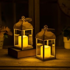 White Lanterns Decorative Indooor for Wedding: 6 Pcs Farmhouse Candle Lantern…