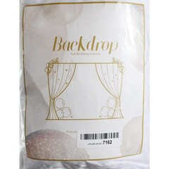 Elastic White Soft Backdrop Curtain 100 x 46 in