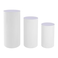 Pedestal Display Stand, Cylinder Pedestal Stand, 3pcs Pedestal Stand
