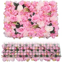 12* Artificial Rose & Dahlia Flower Wall Panels Bouquet Wedding Party Home Decor