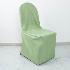 50 Sage Green Polyester BANQUET CHAIR COVERS Wedding Party Reception Decorations