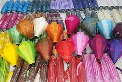 Set 20 pcs Pattern Silk Lanterns Vietnam Hoi An Lanterns Garden Decor -Size 35cm
