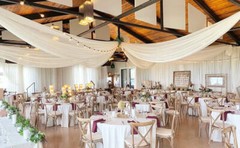 White Wedding Dress Ceiling Drapes Roof Canopy Decor Drap Fabric Chiffon Curtain