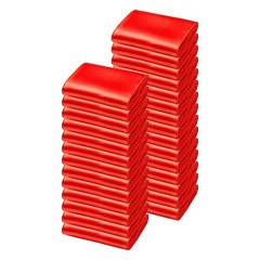 7x108in Red Satin Chair Sashes Bows & 100PC Ribbon Ties Back for Decor