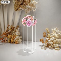 20PCS Geometric Flower Stand For Wedding,Metal Flower Stand,Wedding Flower Stand