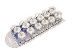 48 Pc set of Blue Submersible Underwater Battery LED Tea Light Wedding